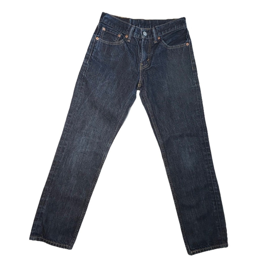Levi's 511 Skinny Jeans Men's W28 L30 Dark Wash Button Fly Slim Fit Denim